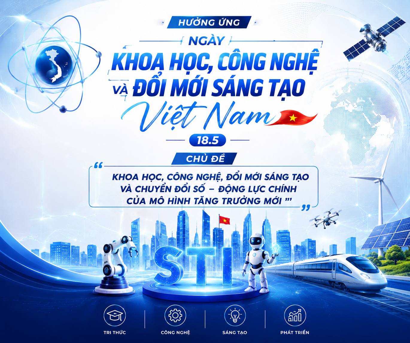 Hưởng ứng Ngày Khoa học, Công nghệ và Đổi mới sáng tạo Việt Nam (18/5)