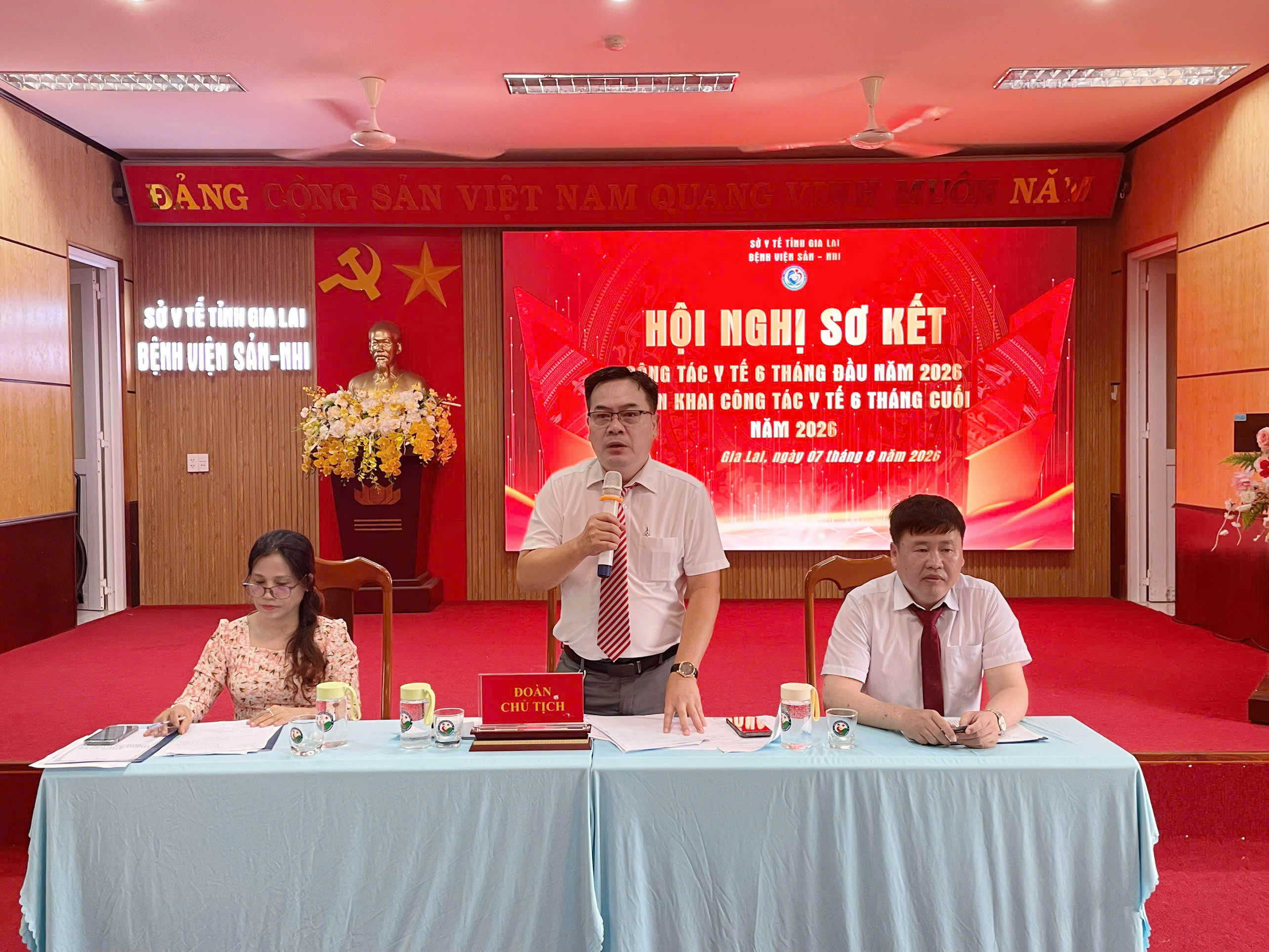 HỘI NGHỊ SƠ KẾT CÔNG TÁC 6 THÁNG ĐẦU NĂM VÀ TRIỂN KHAI PHƯƠNG HƯỚNG, NHIỆM VỤ 6 THÁNG CUỐI NĂM 2026