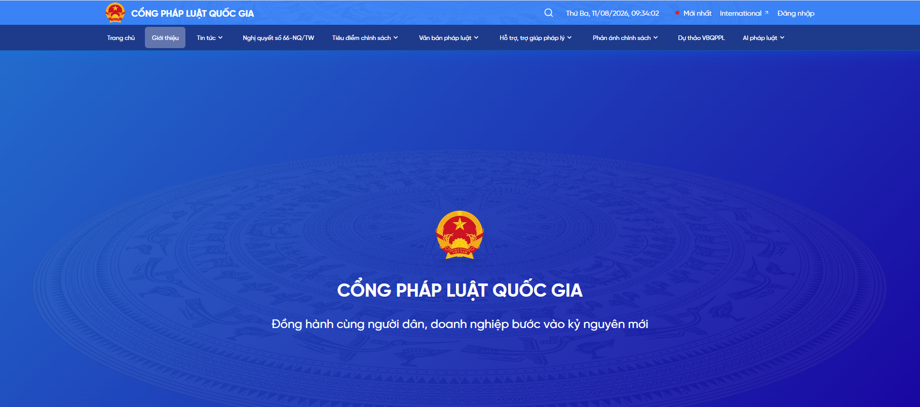 Cổng pháp luật Quốc gia – Kênh tra cứu, khai thác thông tin pháp luật chính thống