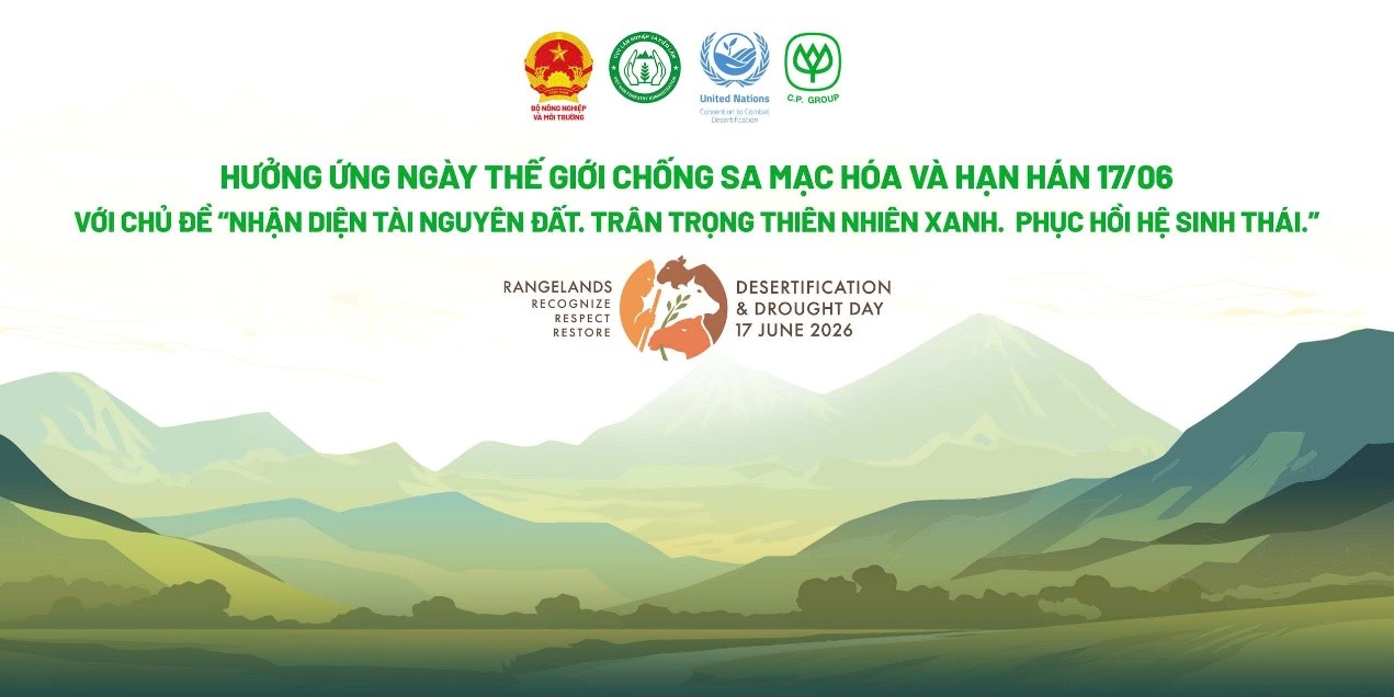 Hưởng ứng Ngày Thế giới chống sa mạc hóa và hạn hán năm 2026