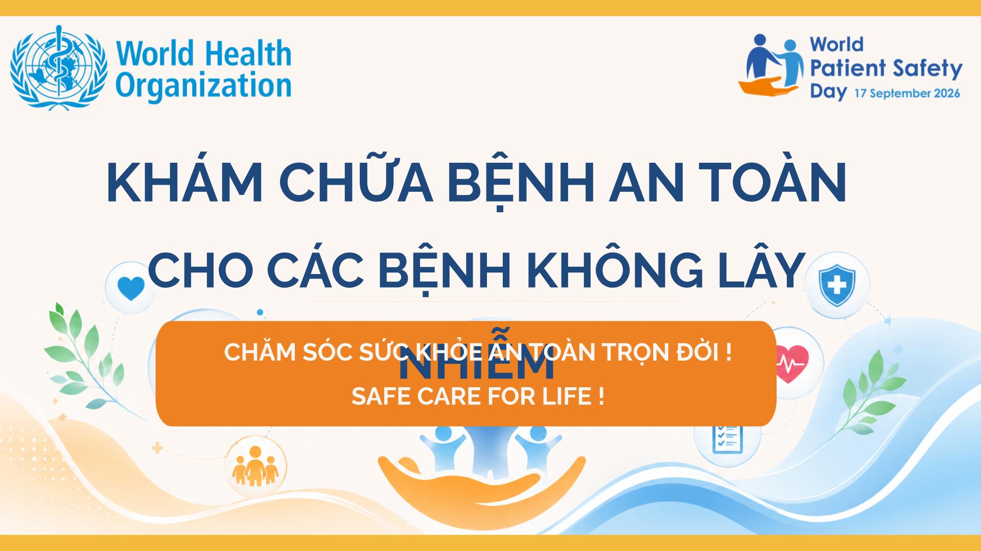 Hưởng ứng Ngày An toàn Người bệnh Thế giới 17/9